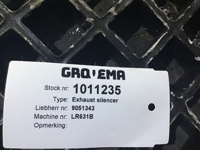 Liebherr Exhaust Silencer - Выхлопная труба: фото 5 Liebherr Exhaust Silencer - Выхлопная труба: фото 5