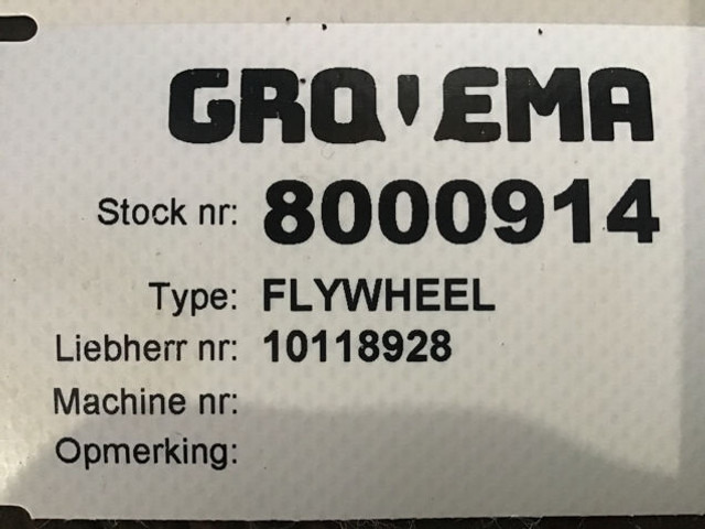 Маховик Liebherr Flywheel: фото 6