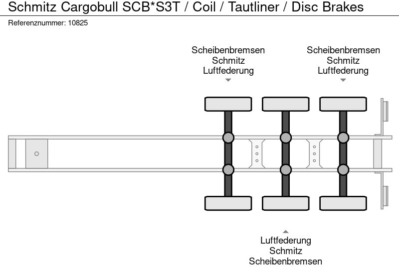 Тентованный полуприцеп Schmitz Cargobull SCB*S3T / Coil / Tautliner / Disc Brakes: фото 10 Тентованный полуприцеп Schmitz Cargobull SCB*S3T / Coil / Tautliner / Disc Brakes: фото 10