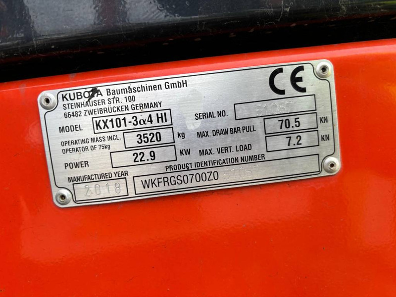 Kubota KX 101-3 - Мини-экскаватор: фото 5 Kubota KX 101-3 - Мини-экскаватор: фото 5