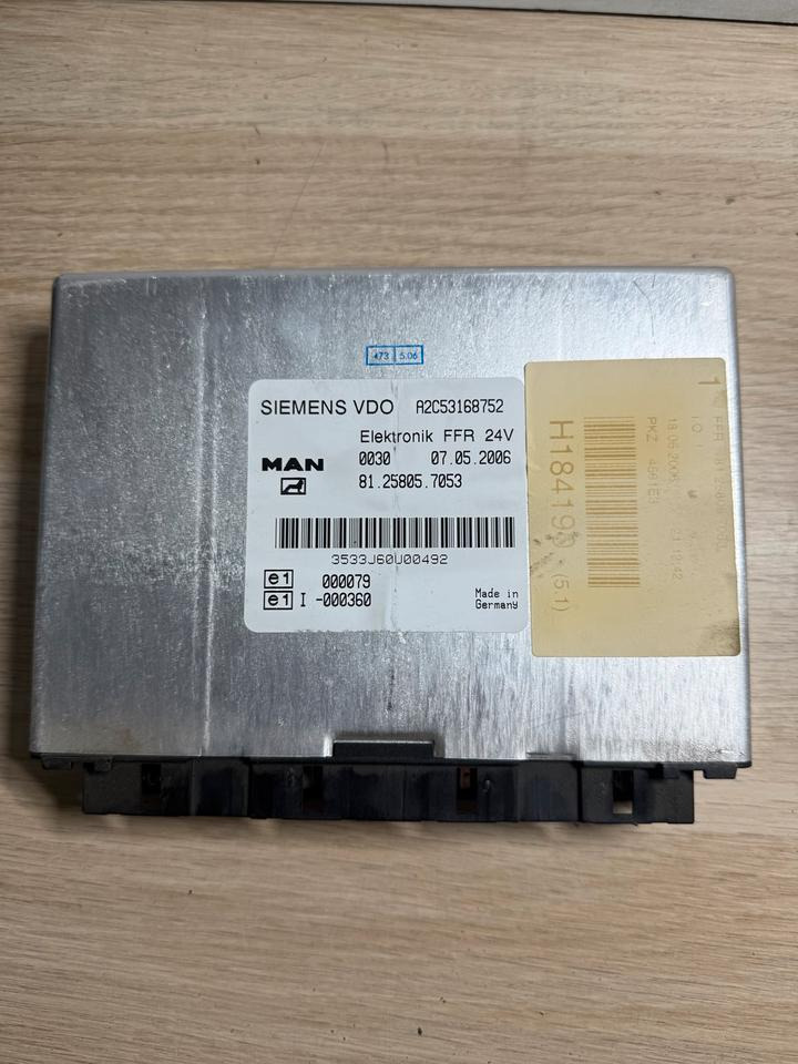 MAN Elektronik FFR Steuergerät 81.25805-7053 - Блок управления для Грузовиков: фото 1 MAN Elektronik FFR Steuergerät 81.25805-7053 - Блок управления для Грузовиков: фото 1