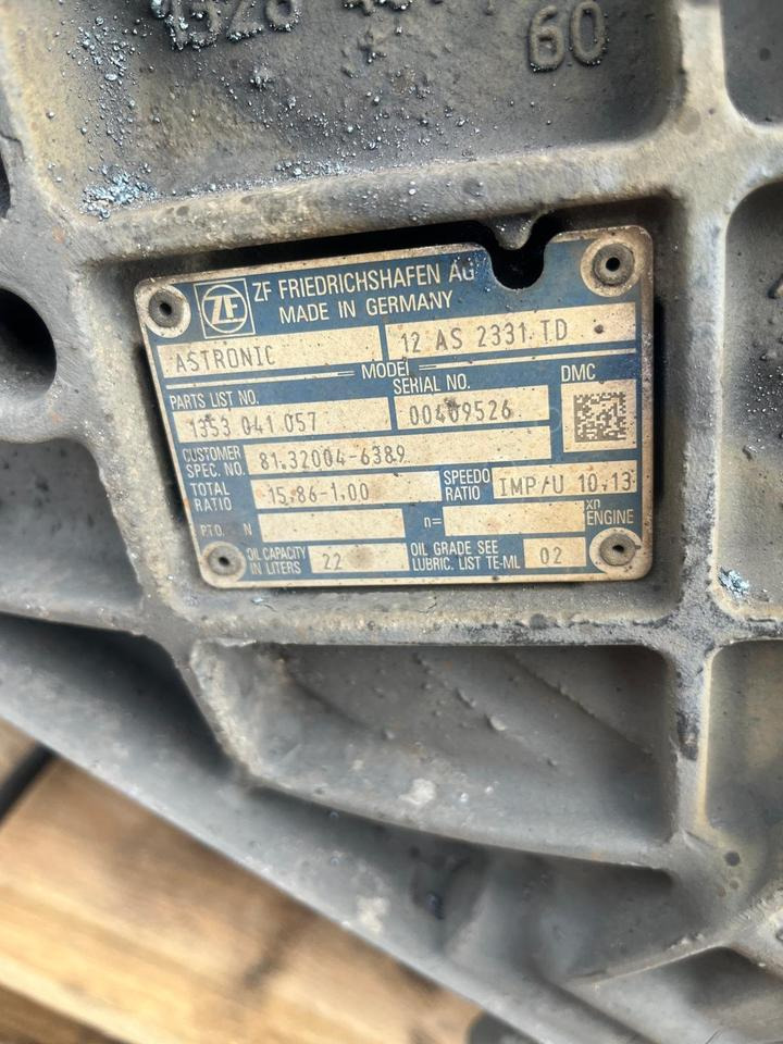 MAN TGX Getriebe ZF 12 AS 2331 TD mit Intarder 3 - Коробка передач для Грузовиков: фото 2 MAN TGX Getriebe ZF 12 AS 2331 TD mit Intarder 3 - Коробка передач для Грузовиков: фото 2