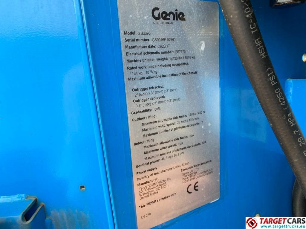 Ножничный подъемник Genie GS-3390RT Diesel 4x4 Scissor Work Lift 1206cm: фото 10