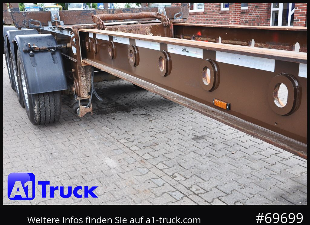 Полуприцеп лесовоз DOLL H3L-14XL Holz Tele, Lenkachse 275 tkm.: фото 14