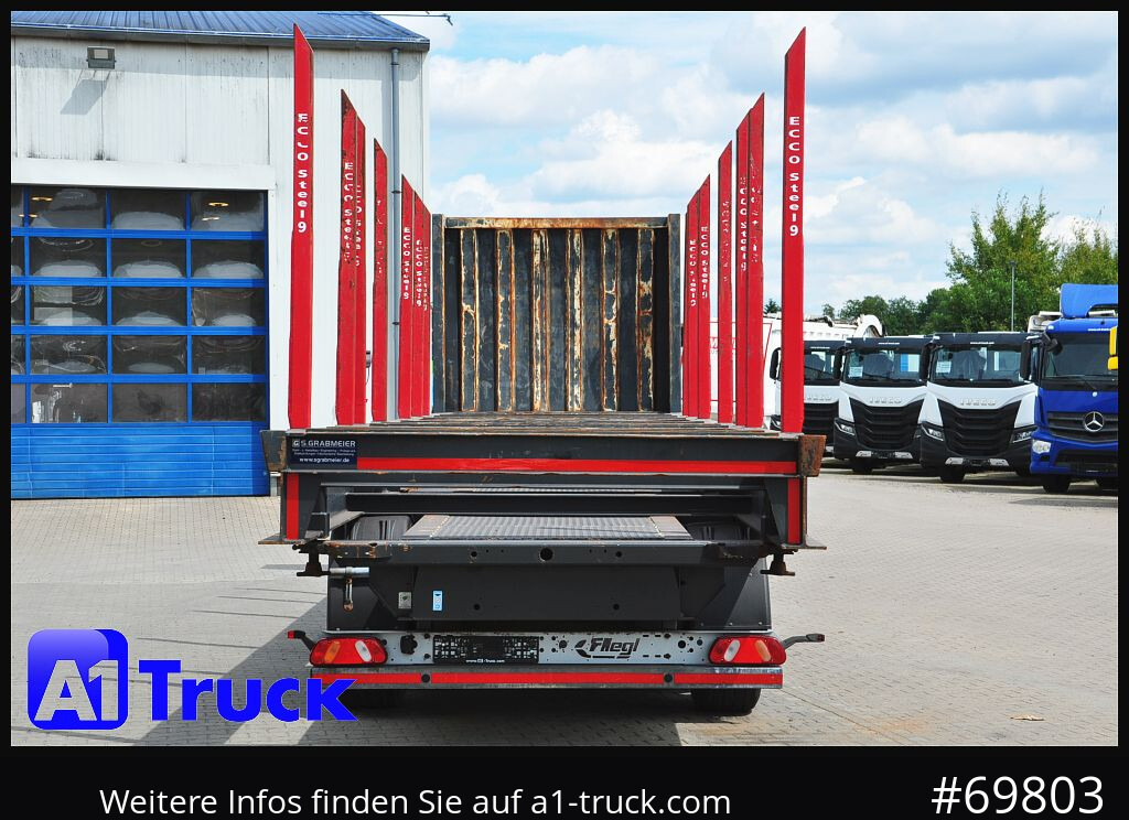 Полуприцеп лесовоз FLIEGL SDS01, Langholz, Containeraufbau, Liftachse,: фото 10