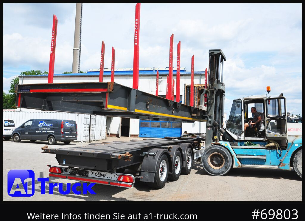 Полуприцеп лесовоз FLIEGL SDS01, Langholz, Containeraufbau, Liftachse,: фото 15