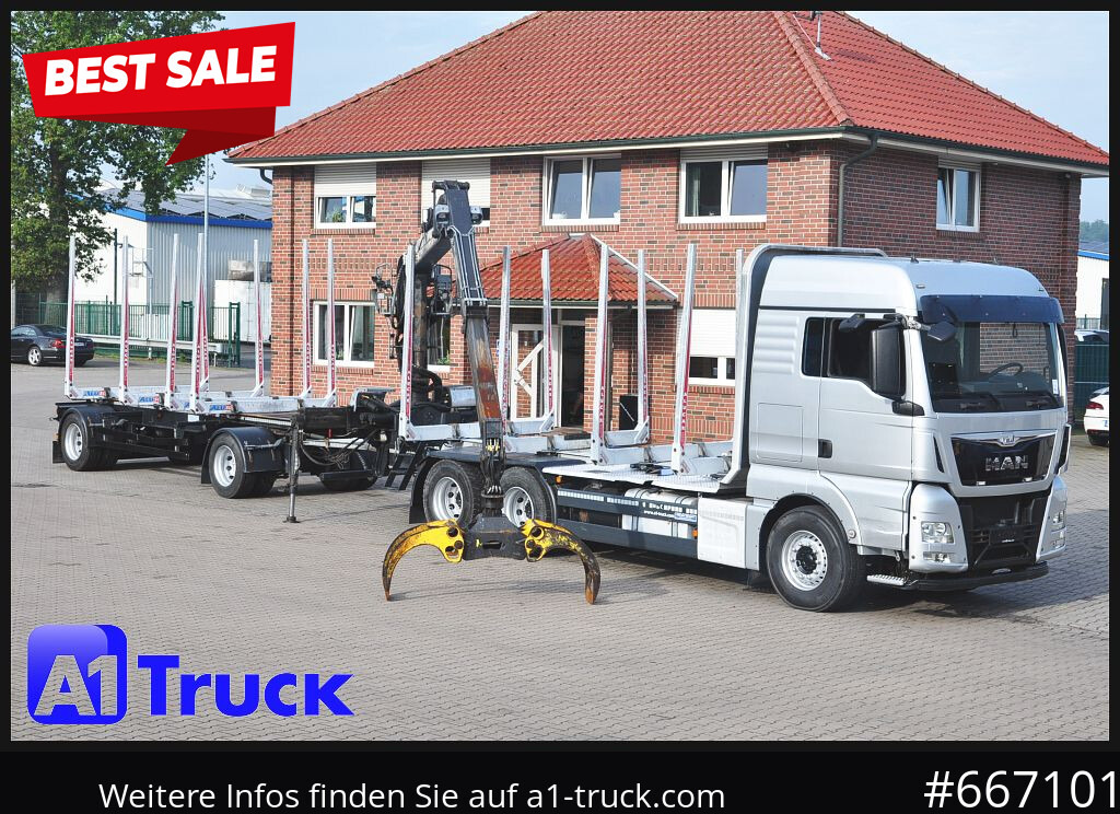 MAN TGX 26.480, Holz Kesla 2109, 6x4, - Грузовик, Автоманипулятор: фото 1 MAN TGX 26.480, Holz Kesla 2109, 6x4, - Грузовик, Автоманипулятор: фото 1