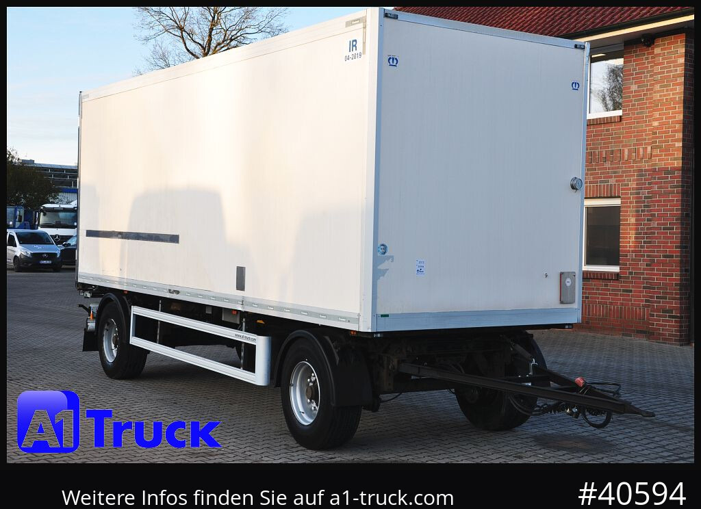 KRONE Koffer ISO, stark isoliert ehemaliger Kühlkoffer, Aluboden - Прицеп-фургон: фото 1 KRONE Koffer ISO, stark isoliert ehemaliger Kühlkoffer, Aluboden - Прицеп-фургон: фото 1