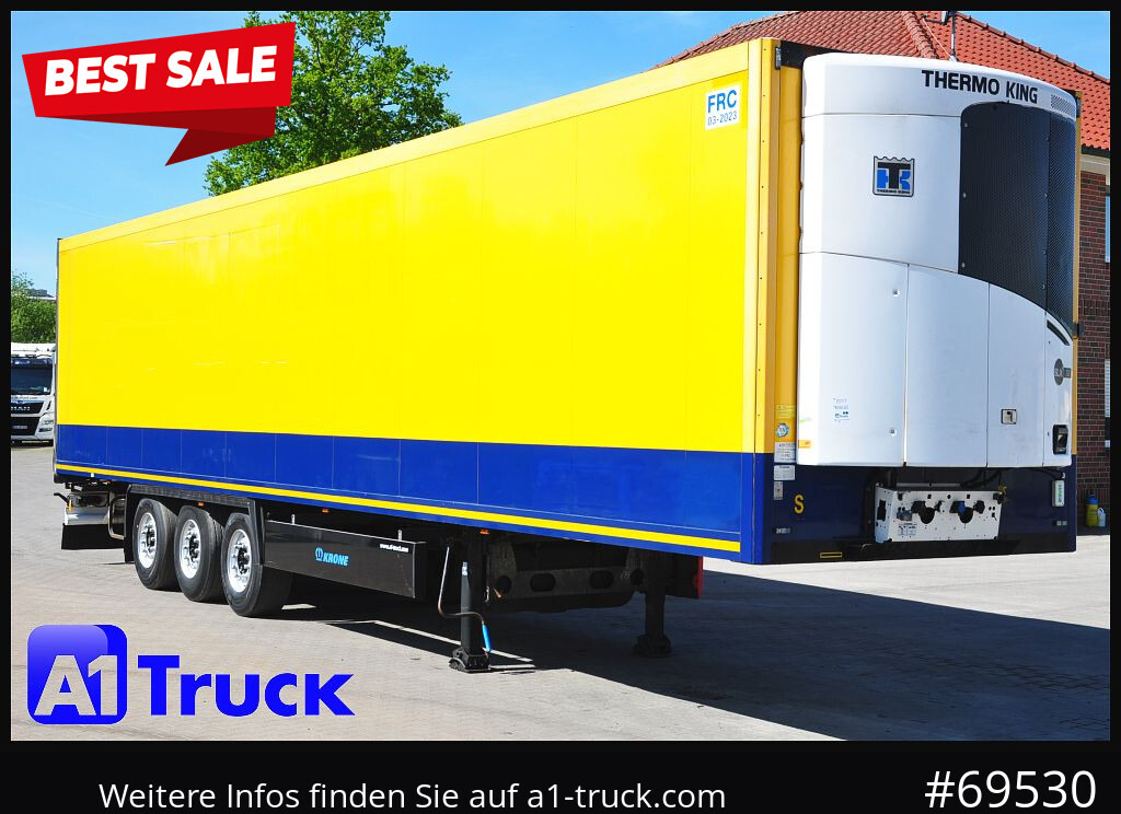 KRONE SD, ThermoKing SLX i 300, Doppelstock, - Полуприцеп-рефрижератор: фото 1 KRONE SD, ThermoKing SLX i 300, Doppelstock, - Полуприцеп-рефрижератор: фото 1