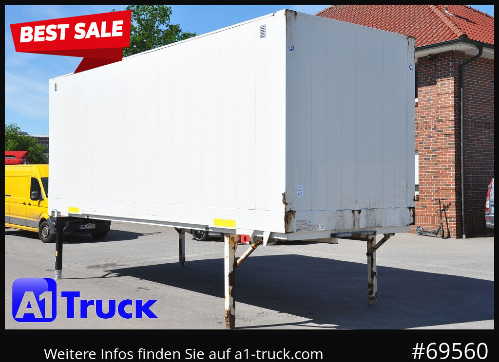 KRONE WB BDF 7,45 Koffer, 2750mm innen, 20 x vorhanden - Сменный кузов - фургон: фото 1 KRONE WB BDF 7,45 Koffer, 2750mm innen, 20 x vorhanden - Сменный кузов - фургон: фото 1