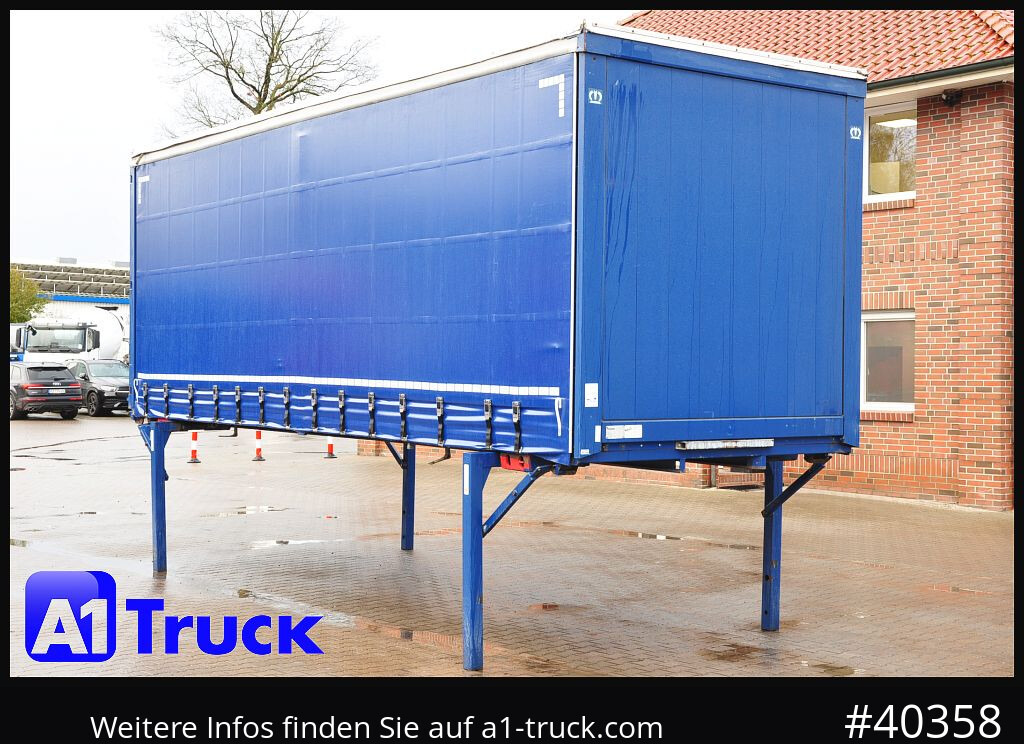 KRONE Wechselbrücke 7,45, Code XL, Bordwand, neue Plane - Тентованный кузов: фото 1 KRONE Wechselbrücke 7,45, Code XL, Bordwand, neue Plane - Тентованный кузов: фото 1