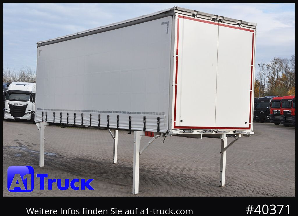 Тентованный кузов KRONE Wechselbrücke 7,45 neue Plane, Bordwand: фото 13