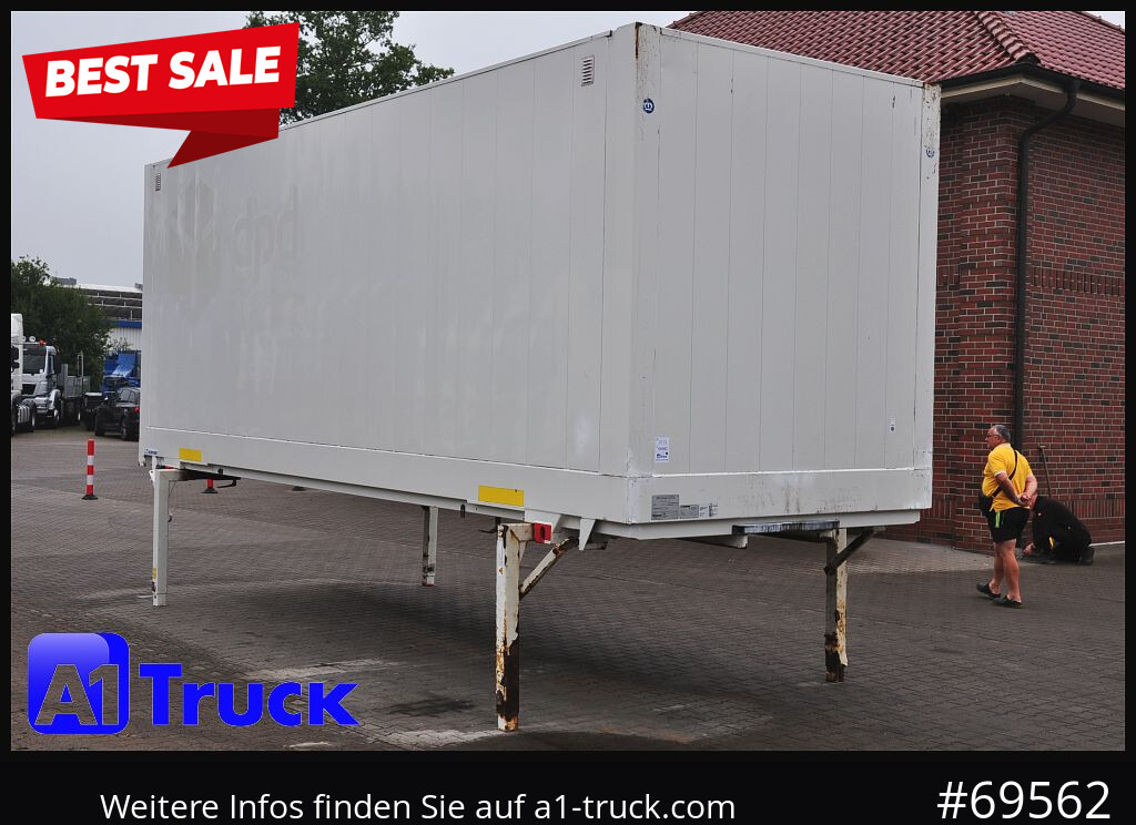 KRONE Wechselbrücke BDF 7,45 Koffer, Textil 2750mm innen, 20 x vorhanden - Сменный кузов - фургон: фото 1 KRONE Wechselbrücke BDF 7,45 Koffer, Textil 2750mm innen, 20 x vorhanden - Сменный кузов - фургон: фото 1