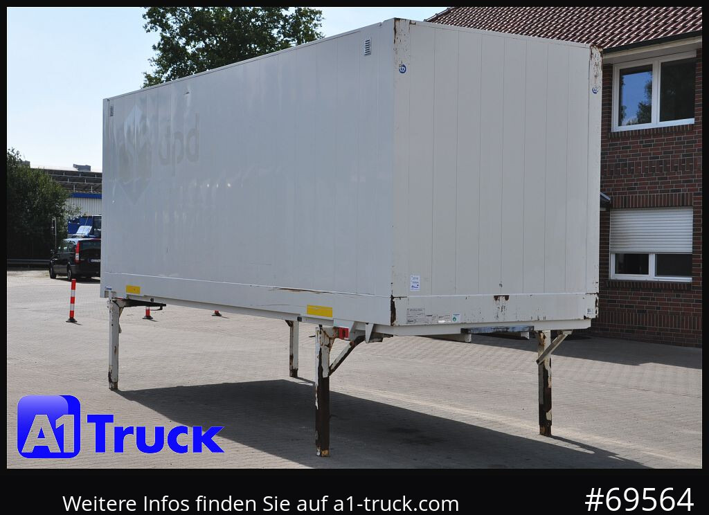 KRONE Wechselbrücke BDF 7,45 Koffer, Textil 2750mm innen, 20 x vorhanden - Сменный кузов - фургон: фото 1 KRONE Wechselbrücke BDF 7,45 Koffer, Textil 2750mm innen, 20 x vorhanden - Сменный кузов - фургон: фото 1