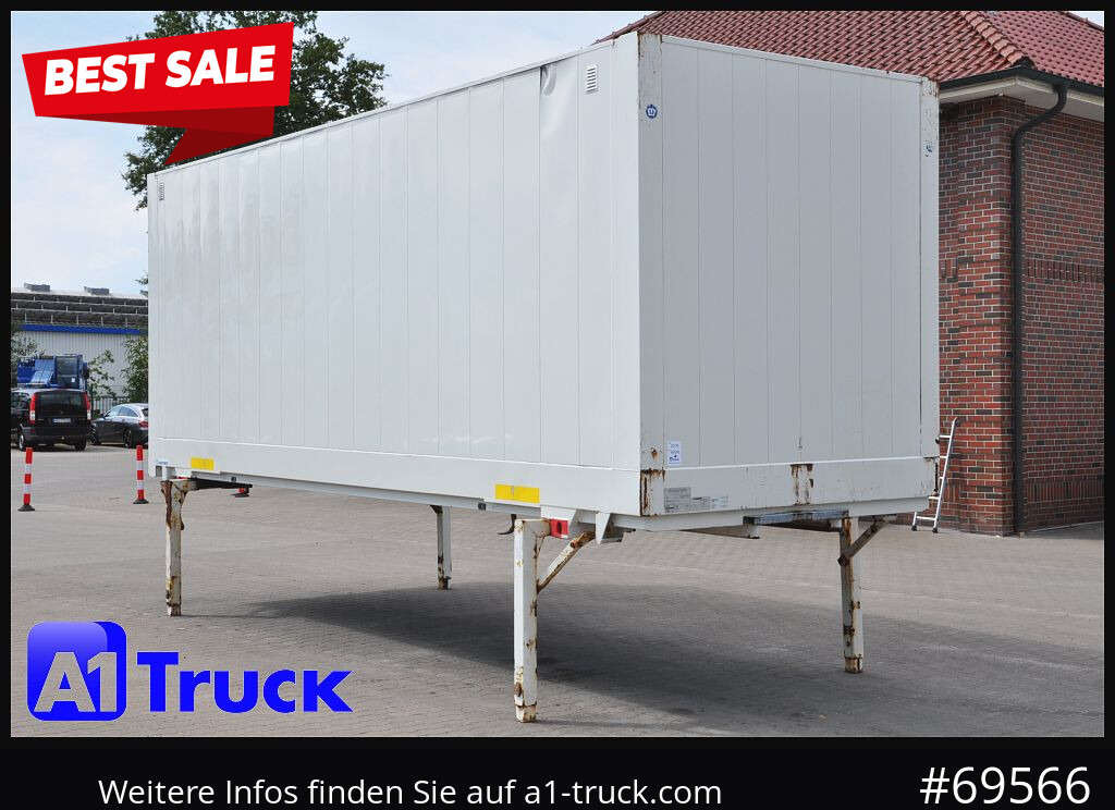 KRONE Wechselbrücke BDF 7,45 Koffer, Textil 2750mm innen, 20 x vorhanden - Сменный кузов - фургон: фото 1 KRONE Wechselbrücke BDF 7,45 Koffer, Textil 2750mm innen, 20 x vorhanden - Сменный кузов - фургон: фото 1