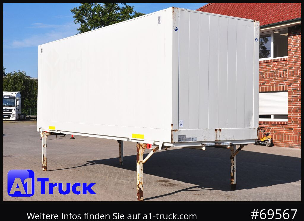 KRONE Wechselbrücke BDF 7,45 Koffer, Textil 2750mm innen, 20 x vorhanden - Сменный кузов - фургон: фото 1 KRONE Wechselbrücke BDF 7,45 Koffer, Textil 2750mm innen, 20 x vorhanden - Сменный кузов - фургон: фото 1