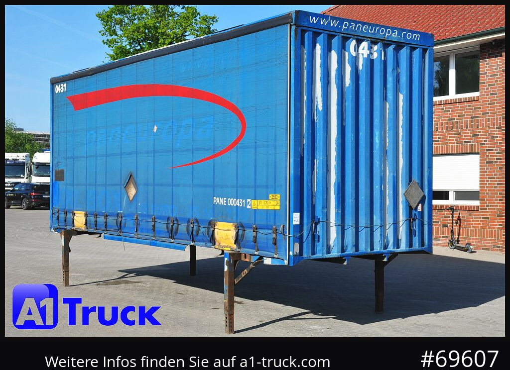KRONE Wechselbrücke Jumbo BDF 7,82, Code XL, - Тентованный кузов: фото 1 KRONE Wechselbrücke Jumbo BDF 7,82, Code XL, - Тентованный кузов: фото 1