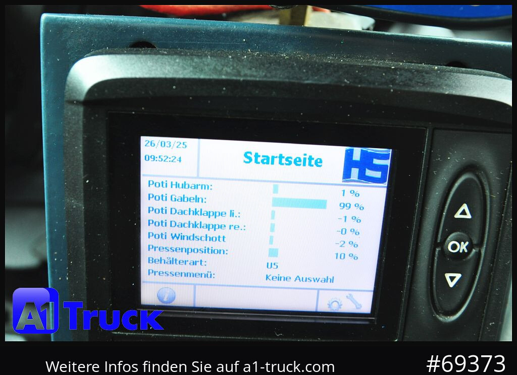 MERCEDES-BENZ Antos 2533, HS Millenium XXL37 Überkopflader, - Мусоровоз: фото 5 MERCEDES-BENZ Antos 2533, HS Millenium XXL37 Überkopflader, - Мусоровоз: фото 5