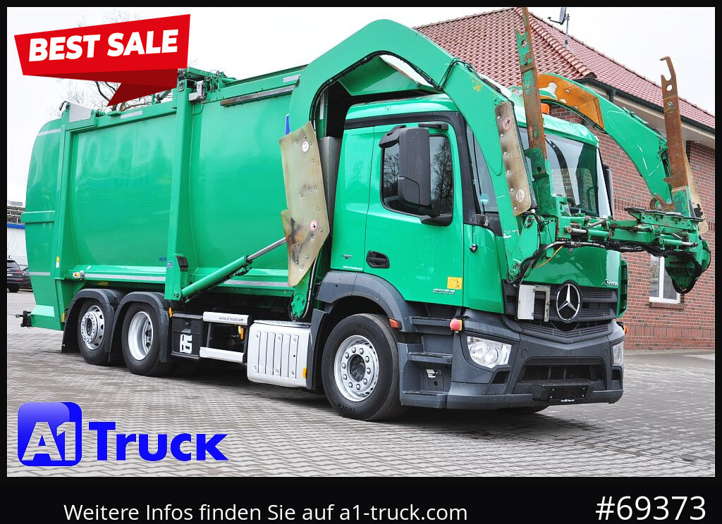 MERCEDES-BENZ Antos 2533, HS Millenium XXL37 Überkopflader, - Мусоровоз: фото 1 MERCEDES-BENZ Antos 2533, HS Millenium XXL37 Überkopflader, - Мусоровоз: фото 1