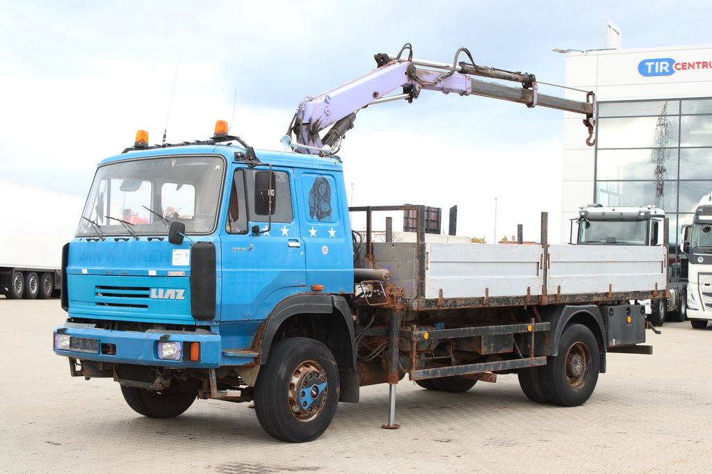 LIAZ 18.23,CRANE NJ SR-70 PT,BEACONS - Грузовик бортовой/ Платформа, Автоманипулятор: фото 1 LIAZ 18.23,CRANE NJ SR-70 PT,BEACONS - Грузовик бортовой/ Платформа, Автоманипулятор: фото 1