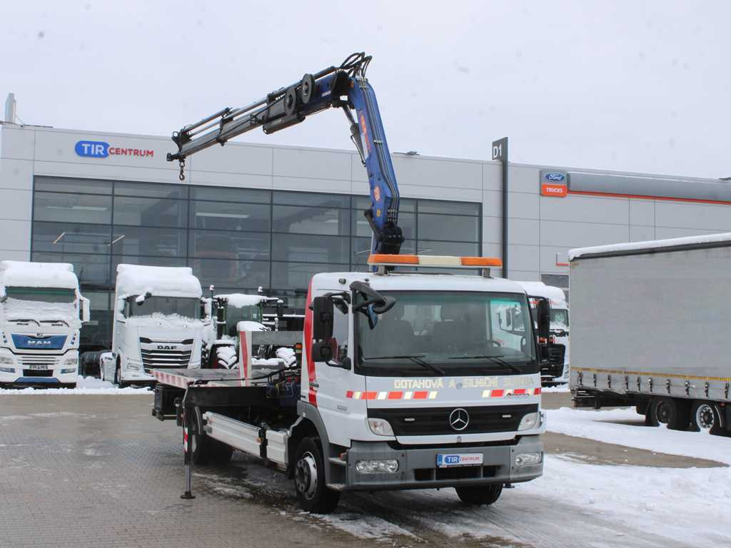 Mercedes-Benz ATEGO 1222 L, HYDRAULIC ARM HCS CENTRUM 13.5 SP, WINCH, EURO 5 - Грузовик бортовой/ Платформа, Автоманипулятор: фото 3 Mercedes-Benz ATEGO 1222 L, HYDRAULIC ARM HCS CENTRUM 13.5 SP, WINCH, EURO 5 - Грузовик бортовой/ Платформа, Автоманипулятор: фото 3