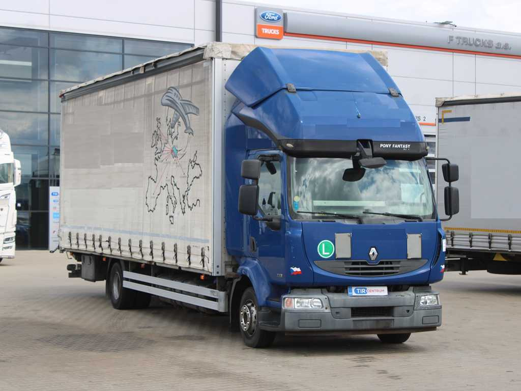 Renault MIDLUM 220.12, EURO 5, SLEEPING BODY, HYDRAULIC FRONT - Тентованный грузовик: фото 3 Renault MIDLUM 220.12, EURO 5, SLEEPING BODY, HYDRAULIC FRONT - Тентованный грузовик: фото 3