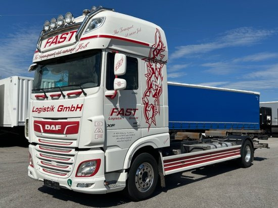 DAF XF 480 FA BDF SSC Euro 6, Bär Cargolift Falt, Retarder - Грузовик-контейнеровоз/ Сменный кузов: фото 1 DAF XF 480 FA BDF SSC Euro 6, Bär Cargolift Falt, Retarder - Грузовик-контейнеровоз/ Сменный кузов: фото 1