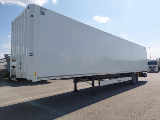 Krone SEK DryLiner 1-Achs Kofferauflieger, Heckabstützung , 2 Stück - Полуприцеп-фургон: фото 1 Krone SEK DryLiner 1-Achs Kofferauflieger, Heckabstützung , 2 Stück - Полуприцеп-фургон: фото 1
