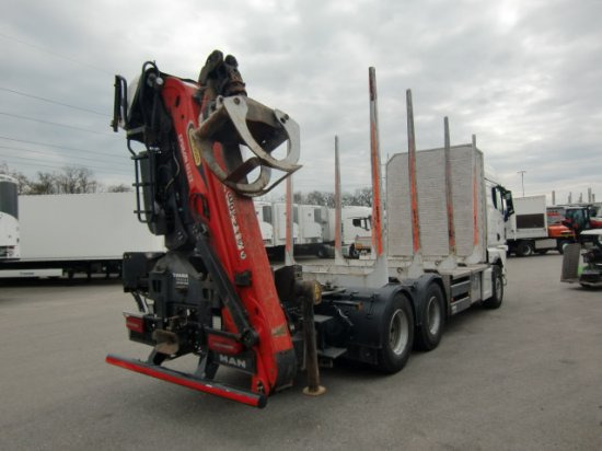 MAN TGX 33.580 BL 6x4, Intarder, Holztransporter, - Лесовоз, Автоманипулятор: фото 4 MAN TGX 33.580 BL 6x4, Intarder, Holztransporter, - Лесовоз, Автоманипулятор: фото 4