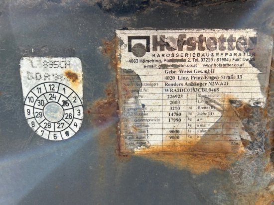 Прицеп-контейнеровоз/ Сменный кузов Renders Standard-Lafette BDF, BPW-Achsen: фото 10 Прицеп-контейнеровоз/ Сменный кузов Renders Standard-Lafette BDF, BPW-Achsen: фото 10