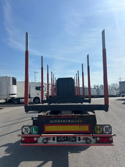 Schwarzmüller Holzauflieger 6 Rungenpaare, BPW-Achsen - Полуприцеп лесовоз: фото 5 Schwarzmüller Holzauflieger 6 Rungenpaare, BPW-Achsen - Полуприцеп лесовоз: фото 5