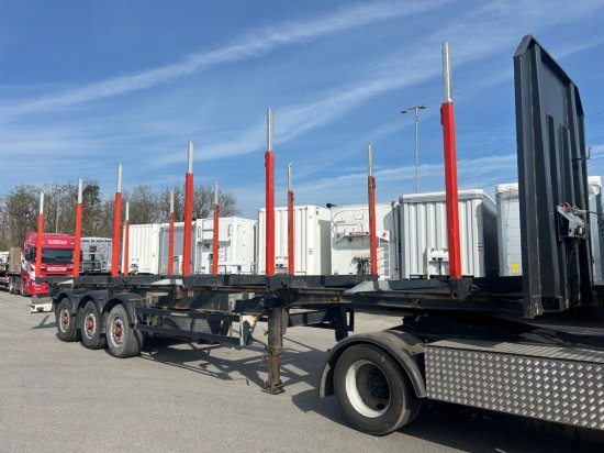 Schwarzmüller Holzauflieger 6 Rungenpaare, BPW-Achsen - Полуприцеп лесовоз: фото 2 Schwarzmüller Holzauflieger 6 Rungenpaare, BPW-Achsen - Полуприцеп лесовоз: фото 2