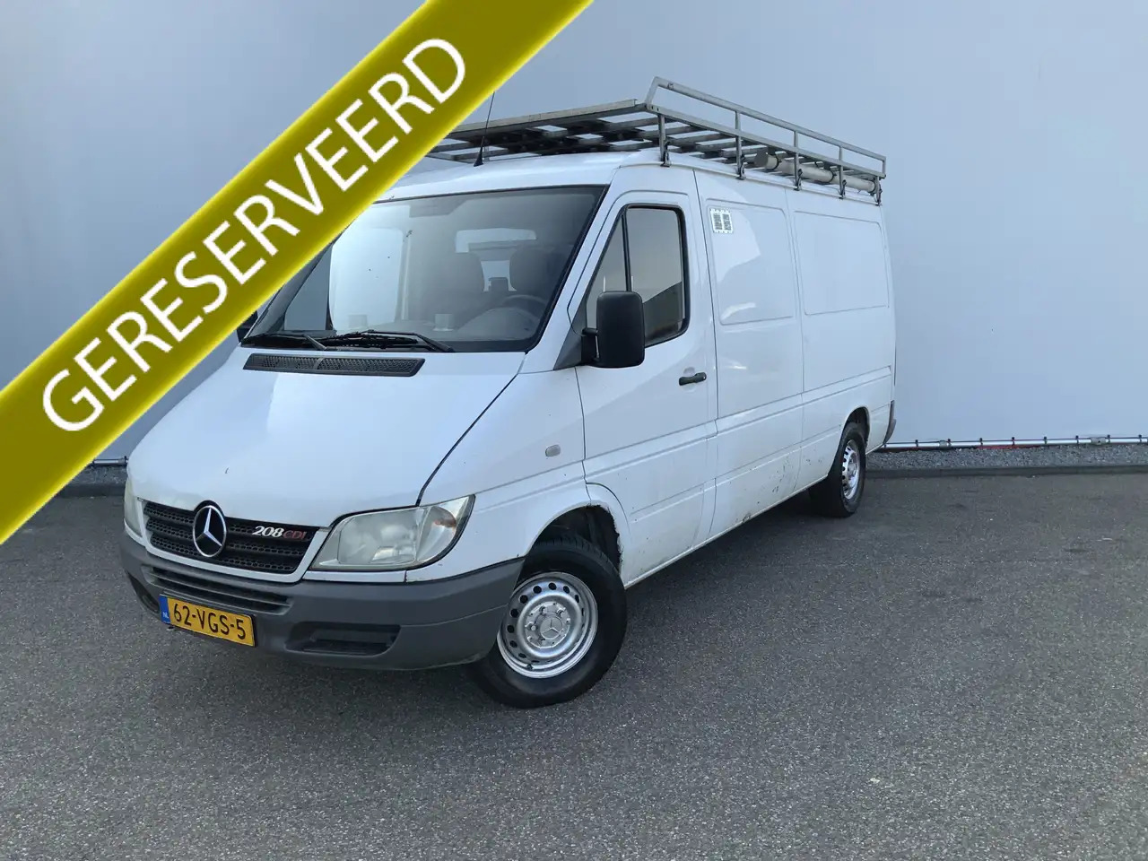 Mercedes-Benz Sprinter 208 CDI 2.2 355 L2H1 3 Zits Imperiaal Trap Trekhaa - Цельнометаллический фургон: фото 1 Mercedes-Benz Sprinter 208 CDI 2.2 355 L2H1 3 Zits Imperiaal Trap Trekhaa - Цельнометаллический фургон: фото 1