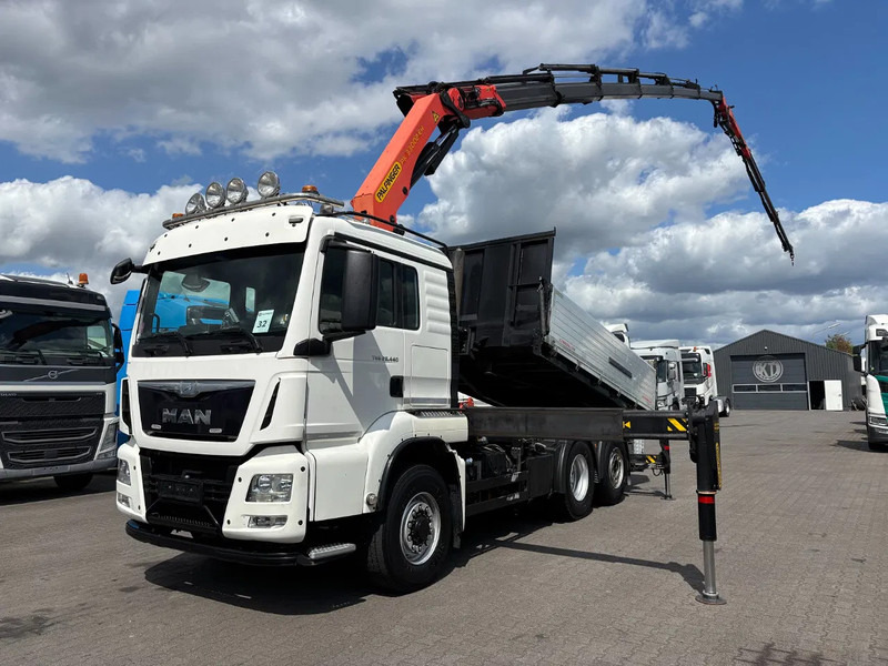 MAN TGS 28.440 6x4 Hydrodrive Euro 6 Tipper / Tractor + Palfinger 33002 Fly Jip PJ060 - Автоманипулятор: фото 1 MAN TGS 28.440 6x4 Hydrodrive Euro 6 Tipper / Tractor + Palfinger 33002 Fly Jip PJ060 - Автоманипулятор: фото 1