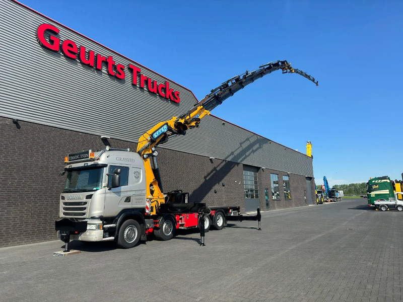 Scania G450 8X4 + EFFER 1255/8S + JIB 6S HD KRAAN/KRAN/CRANE/GRUA - Автоманипулятор: фото 2 Scania G450 8X4 + EFFER 1255/8S + JIB 6S HD KRAAN/KRAN/CRANE/GRUA - Автоманипулятор: фото 2