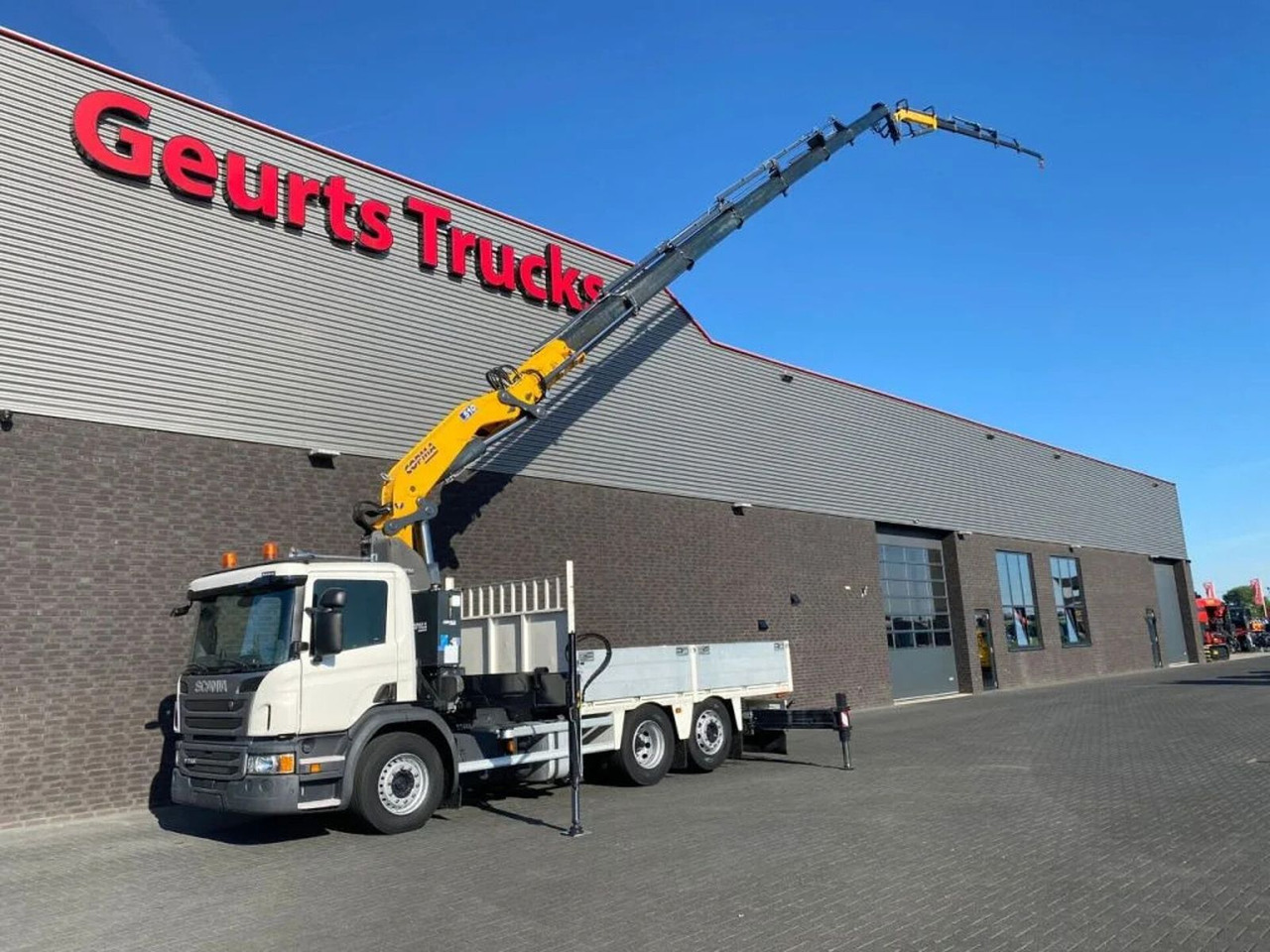 Scania P250 6X2 + COPMA 510.7 + JIB J4 KRAAN/KRAN/CRANE - Автоманипулятор: фото 2 Scania P250 6X2 + COPMA 510.7 + JIB J4 KRAAN/KRAN/CRANE - Автоманипулятор: фото 2