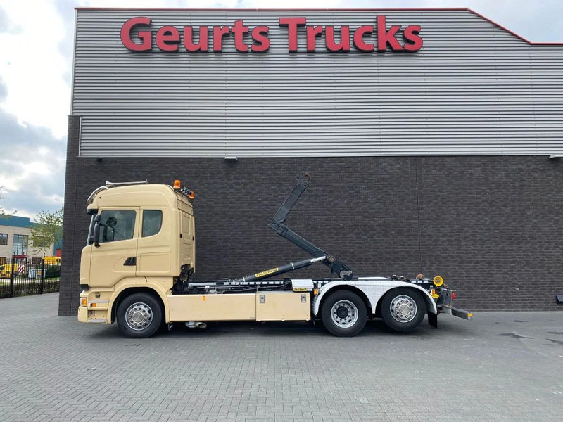 Scania R450 6X2 + PALFINGER HAAKARMSYSTEEM/ABROLLKIPPER/HOOKLIFT - Крюковой мультилифт: фото 1 Scania R450 6X2 + PALFINGER HAAKARMSYSTEEM/ABROLLKIPPER/HOOKLIFT - Крюковой мультилифт: фото 1