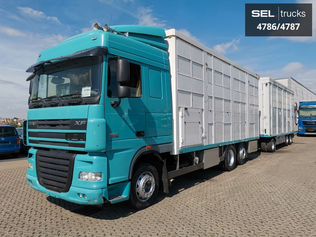 DAF XF 105.460 / Intarder / 4 Stock / KOMPLETT ! DAF XF 105.460 / Intarder / 4 Stock / KOMPLETT ! - Грузовик для перевозки животных: фото 2 DAF XF 105.460 / Intarder / 4 Stock / KOMPLETT ! DAF XF 105.460 / Intarder / 4 Stock / KOMPLETT ! - Грузовик для перевозки животных: фото 2