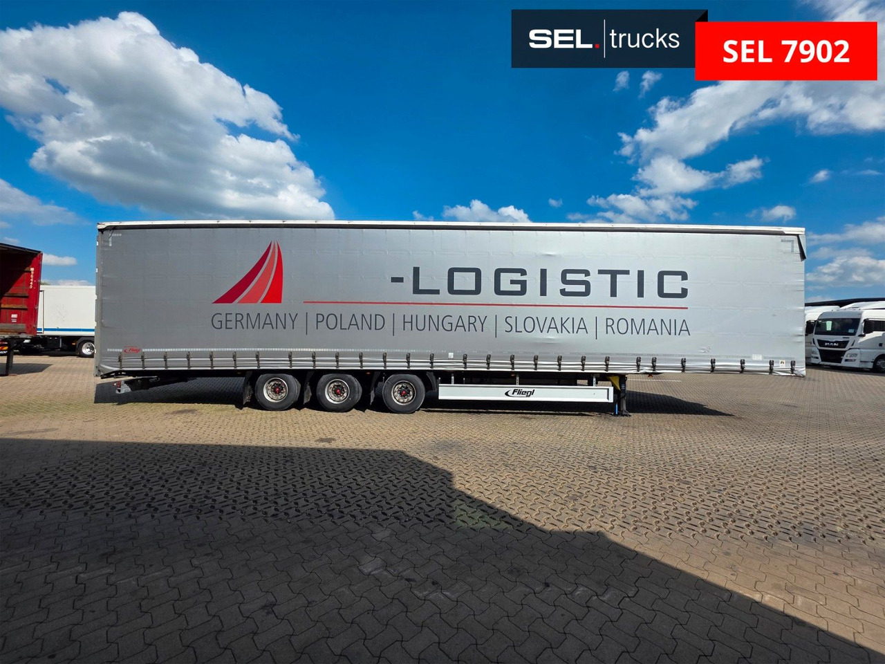 Fliegl SDS 390 X-tra Long / Mega / Long Trailer - Тентованный полуприцеп: фото 4 Fliegl SDS 390 X-tra Long / Mega / Long Trailer - Тентованный полуприцеп: фото 4