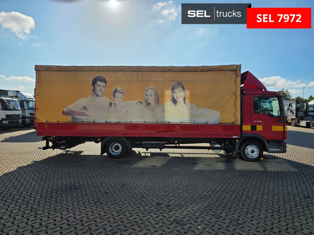 MAN TGL 8.180 4X2 BL / Ladebordwand / Rückfahrkamera - Тентованный фургон: фото 4 MAN TGL 8.180 4X2 BL / Ladebordwand / Rückfahrkamera - Тентованный фургон: фото 4