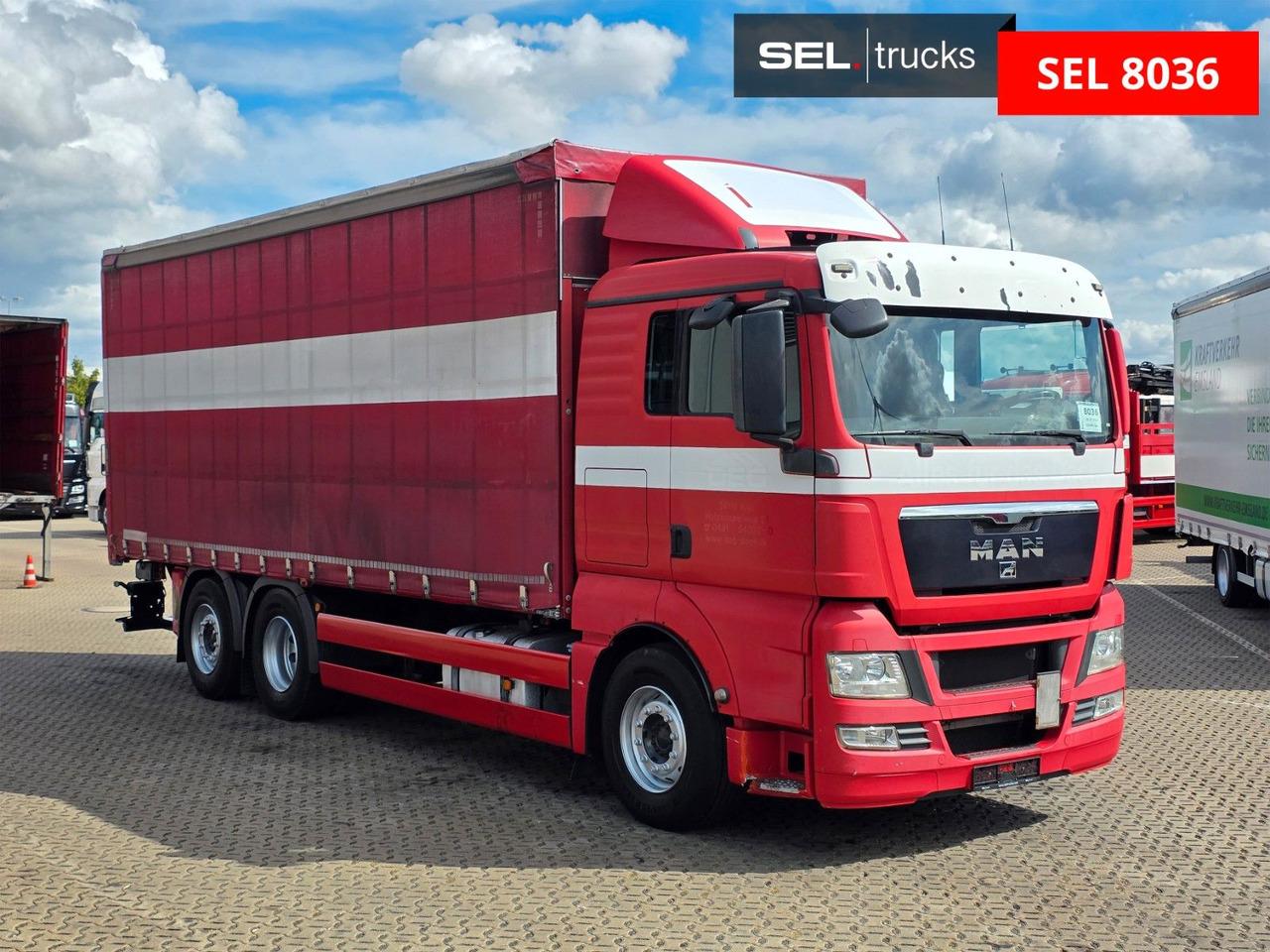 MAN TGX 26.360 6X2-2 LL / Intarder / Ldbw /Lenkachse - Тентованный грузовик: фото 3 MAN TGX 26.360 6X2-2 LL / Intarder / Ldbw /Lenkachse - Тентованный грузовик: фото 3