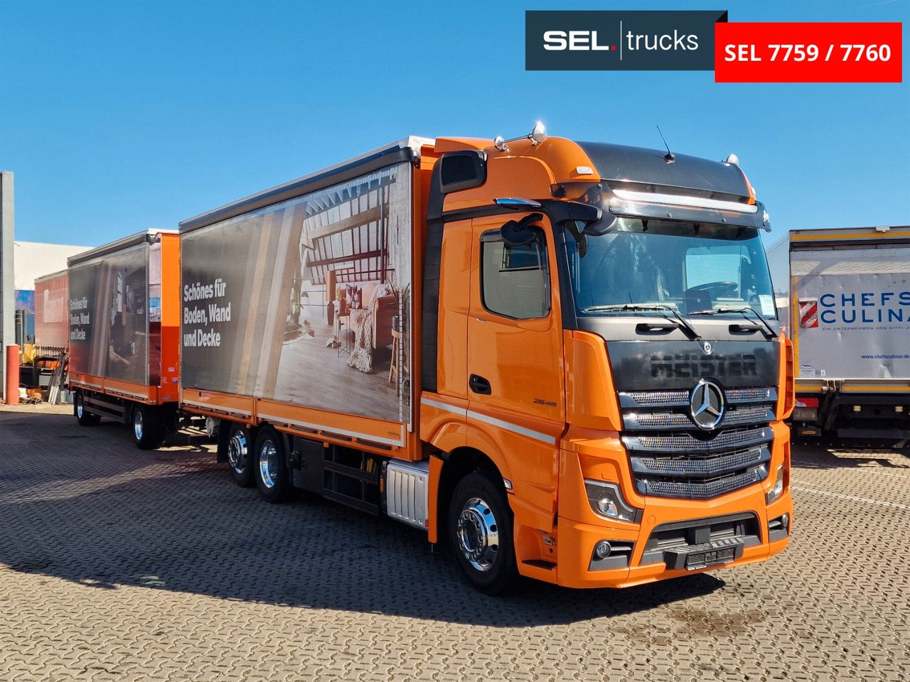 Mercedes-Benz Actros 2548 / Retarder / Euro 6E / Aluklappen - Тентованный грузовик: фото 3 Mercedes-Benz Actros 2548 / Retarder / Euro 6E / Aluklappen - Тентованный грузовик: фото 3