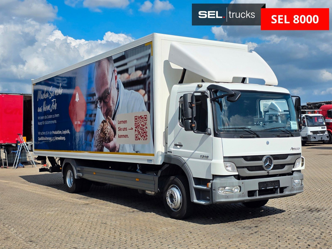 Mercedes-Benz Atego 1218 / Ladebordwand - Грузовик с закрытым кузовом: фото 4 Mercedes-Benz Atego 1218 / Ladebordwand - Грузовик с закрытым кузовом: фото 4