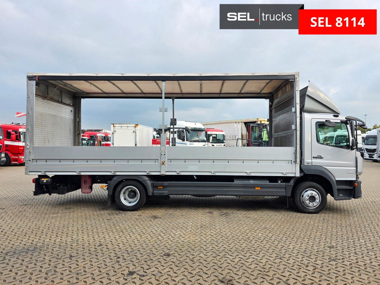 Mercedes-Benz Atego 1221 / Ladebordwand - Тентованный грузовик: фото 4 Mercedes-Benz Atego 1221 / Ladebordwand - Тентованный грузовик: фото 4