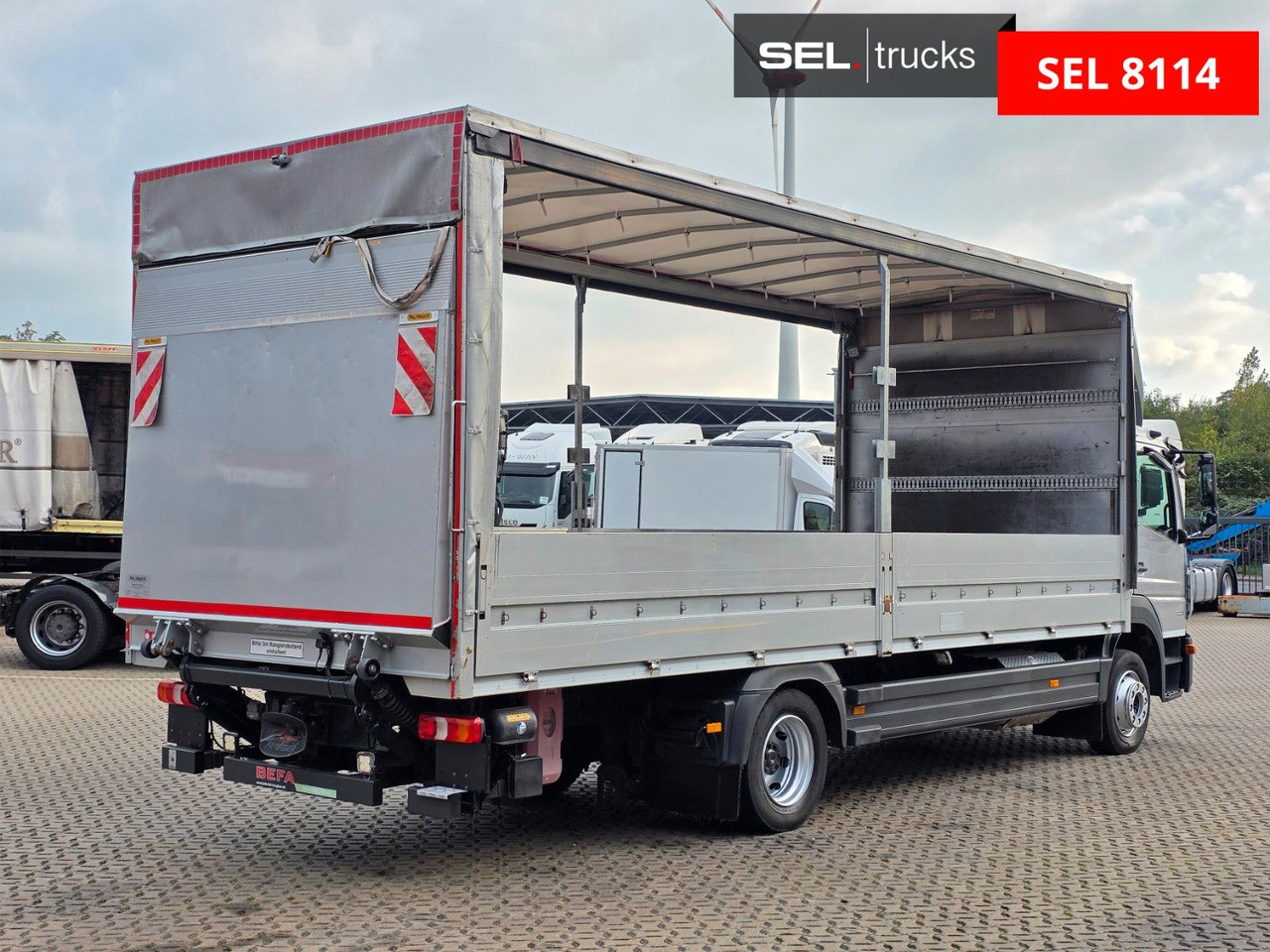 Mercedes-Benz Atego 1221 / Ladebordwand - Тентованный грузовик: фото 5 Mercedes-Benz Atego 1221 / Ladebordwand - Тентованный грузовик: фото 5