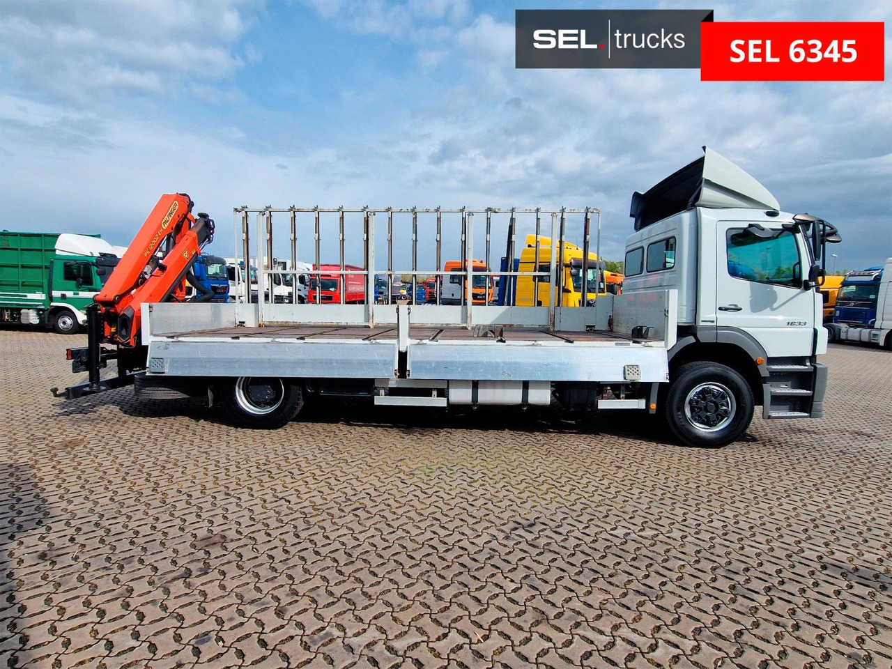 Mercedes-Benz Axor 1833L / Palfinger PK 12002-EH / GLAS - Автоманипулятор: фото 4 Mercedes-Benz Axor 1833L / Palfinger PK 12002-EH / GLAS - Автоманипулятор: фото 4