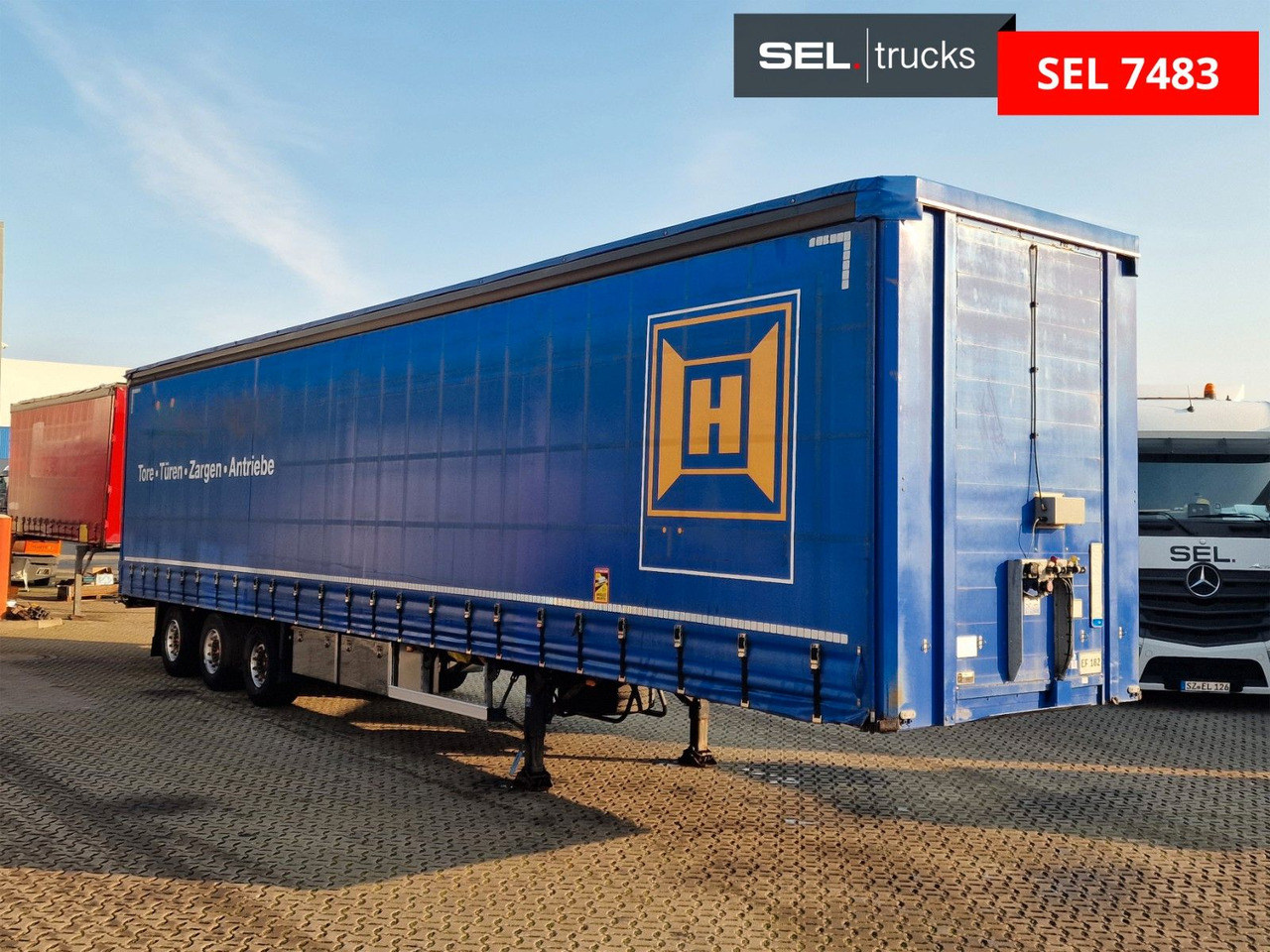 Stern SP270 / Staplerhalt./Aluklappen/Lenkachse - Тентованный полуприцеп: фото 3 Stern SP270 / Staplerhalt./Aluklappen/Lenkachse - Тентованный полуприцеп: фото 3