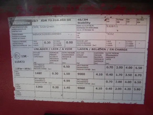 Прицеп-контейнеровоз/ Сменный кузов CIMC DC 02: фото 7