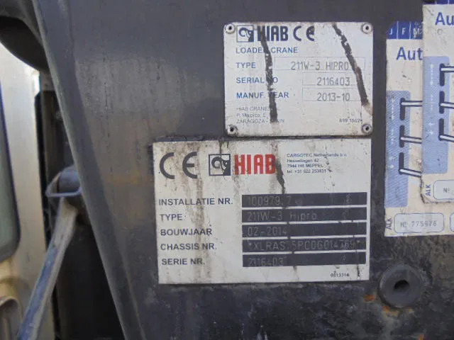 Автоманипулятор DAF CF 310 EEV 6X2 NL KENTEKEN: фото 14