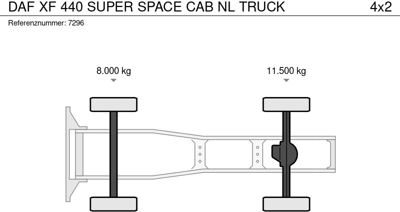 Тягач DAF XF 440 SUPER SPACE CAB NL TRUCK: фото 18